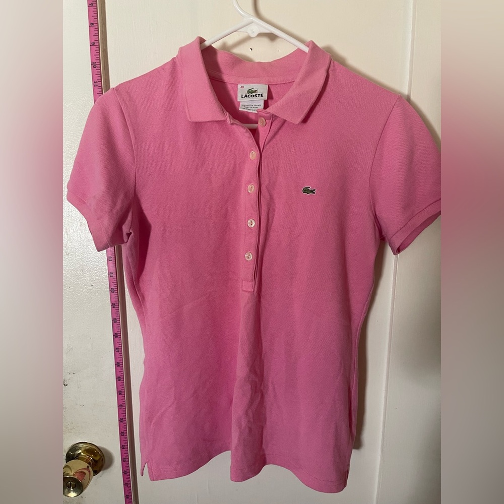 Lacoste Pink Polo